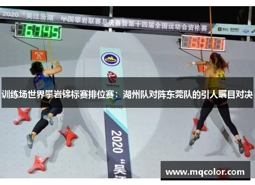 训练场世界攀岩锦标赛排位赛：湖州队对阵东莞队的引人瞩目对决